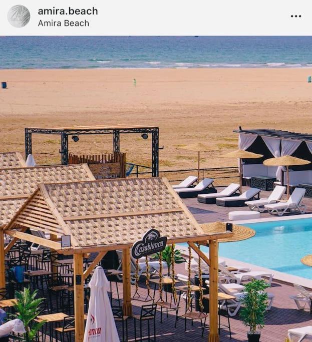 Apartamento Vacacional Achakar Playa&Piscina! Tanger Kültér fotó